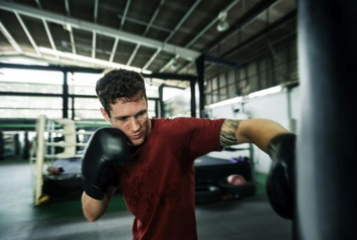 Défi de boxe exercice sport entraînement pratique concept