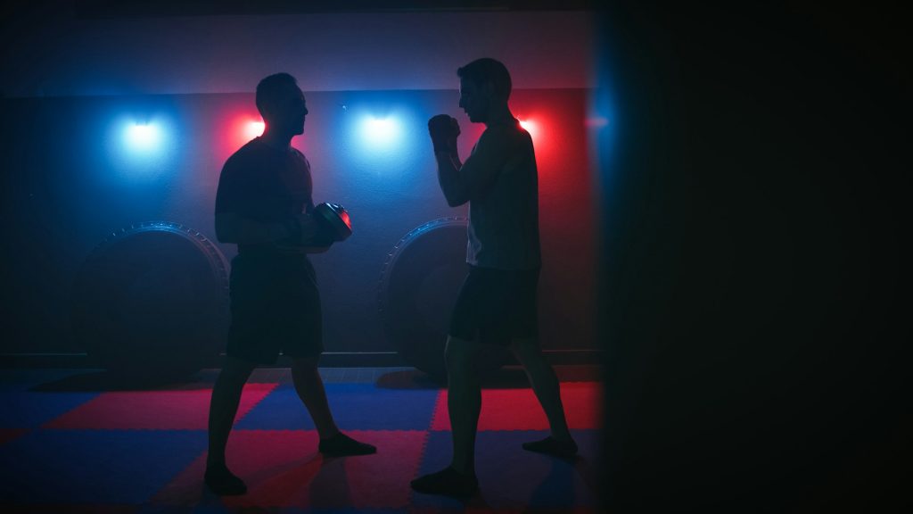 Entraînement athlétique pour les champions de boxe.