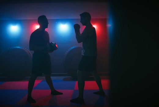 Entraînement athlétique pour les champions de boxe.